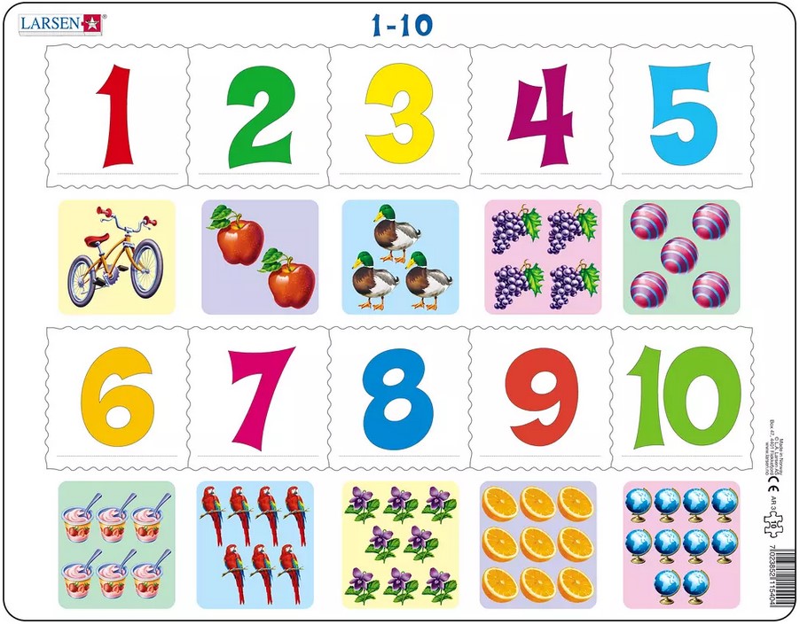 Rahmenpuzzle 1-10