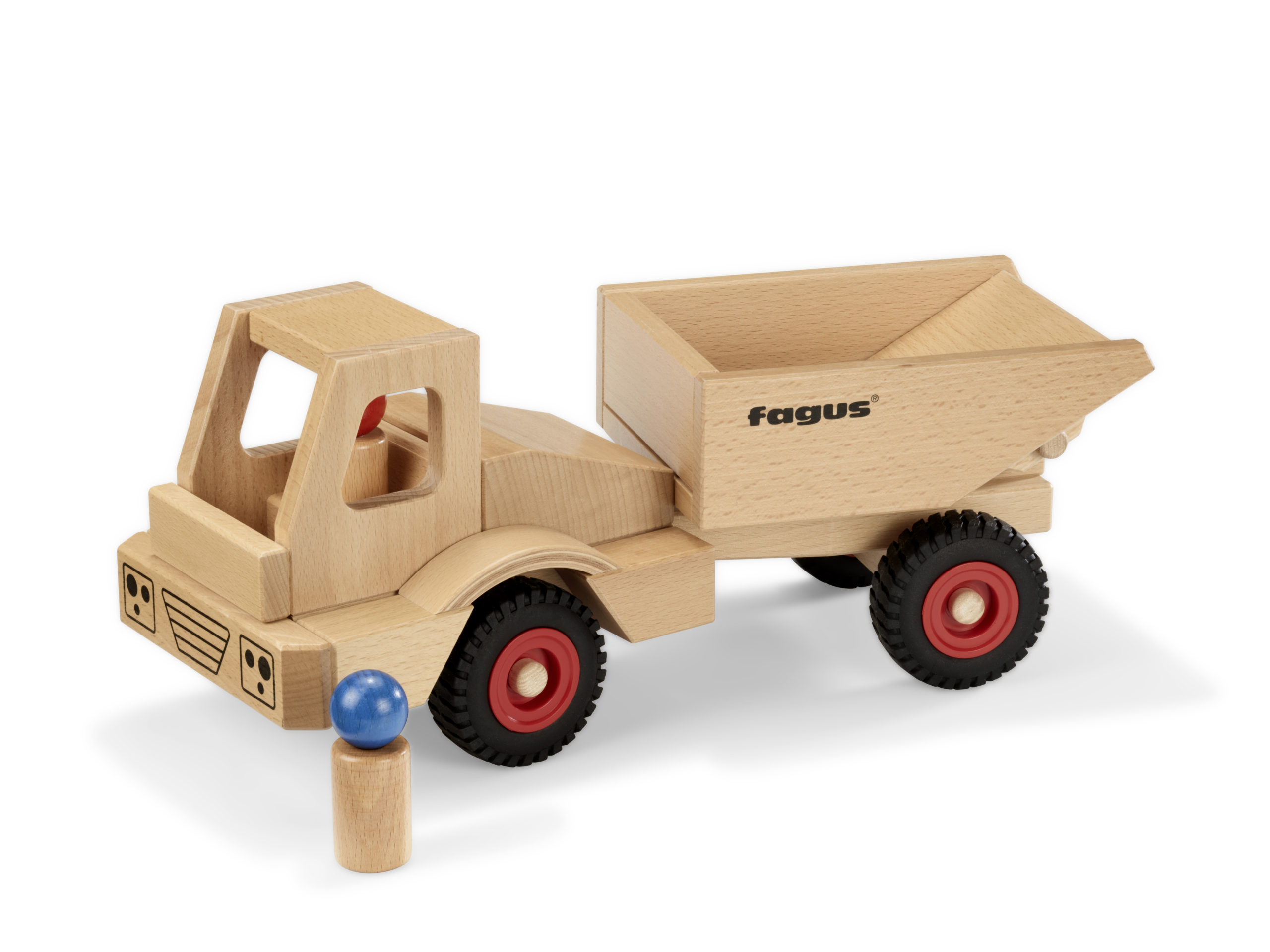 Rad-Dumper aus Holz