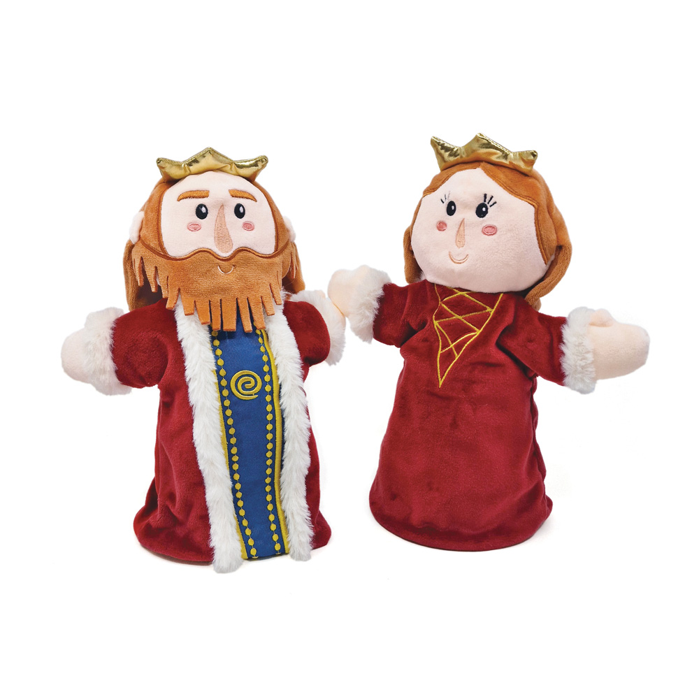 Double-Face Hand Puppet ‘Puppet Stories’ King / Queen