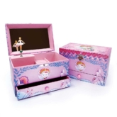 Musical Jewelry Box with Drawer Cloe