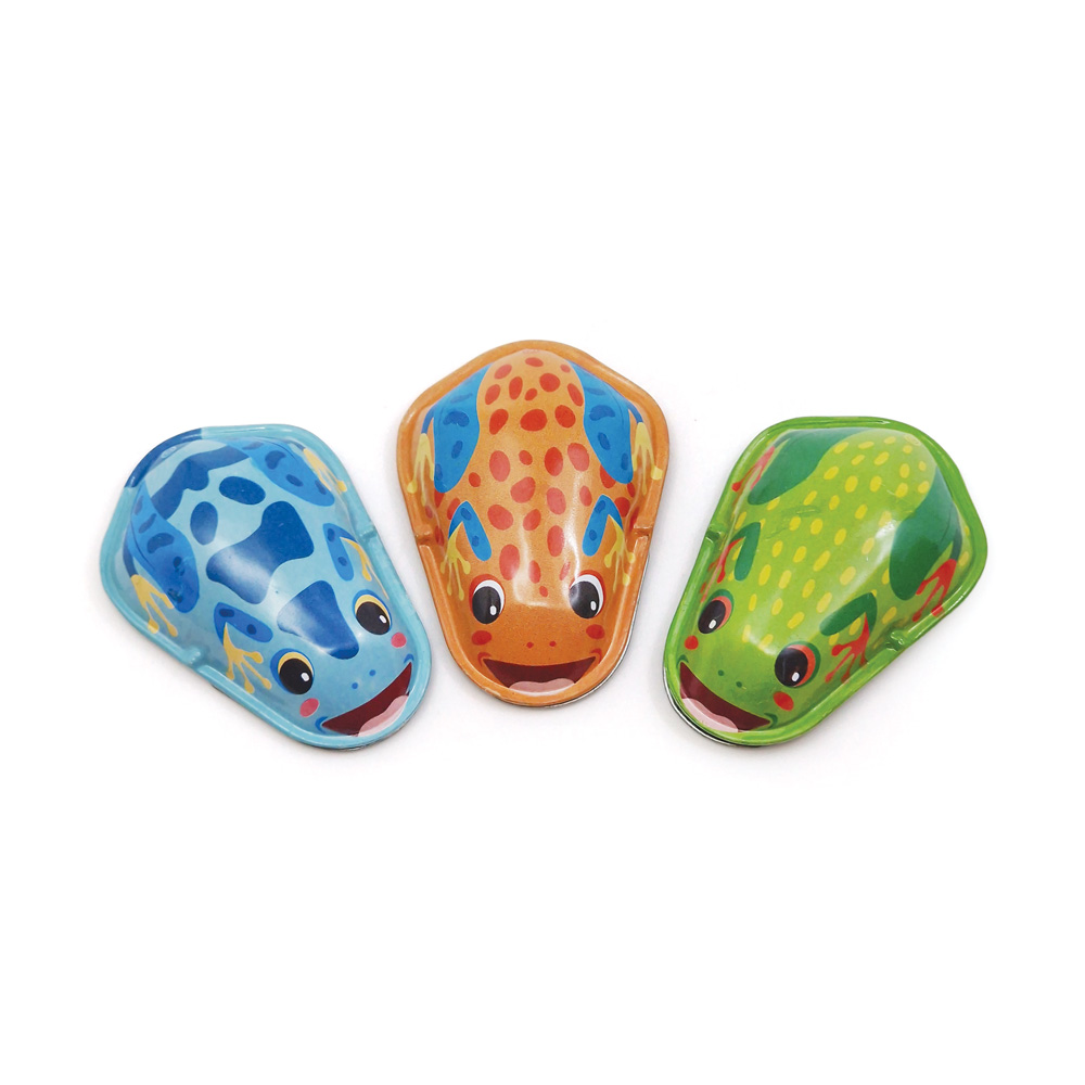 Mini Retro Tin Clickers – Frogs