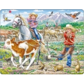 Cowgirl und Cowboy mit Lasso – PG11