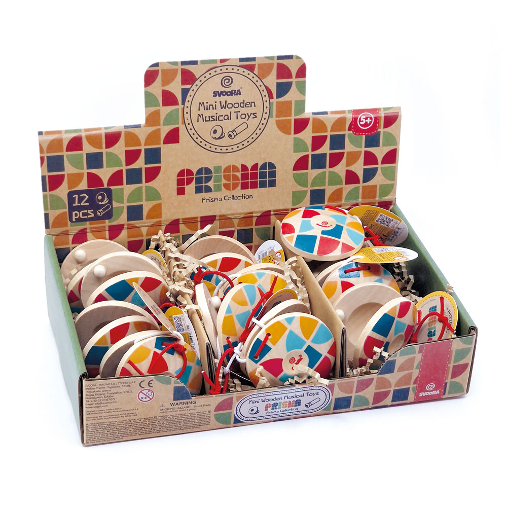 Wooden Colorful Castanet ‘Prisma’