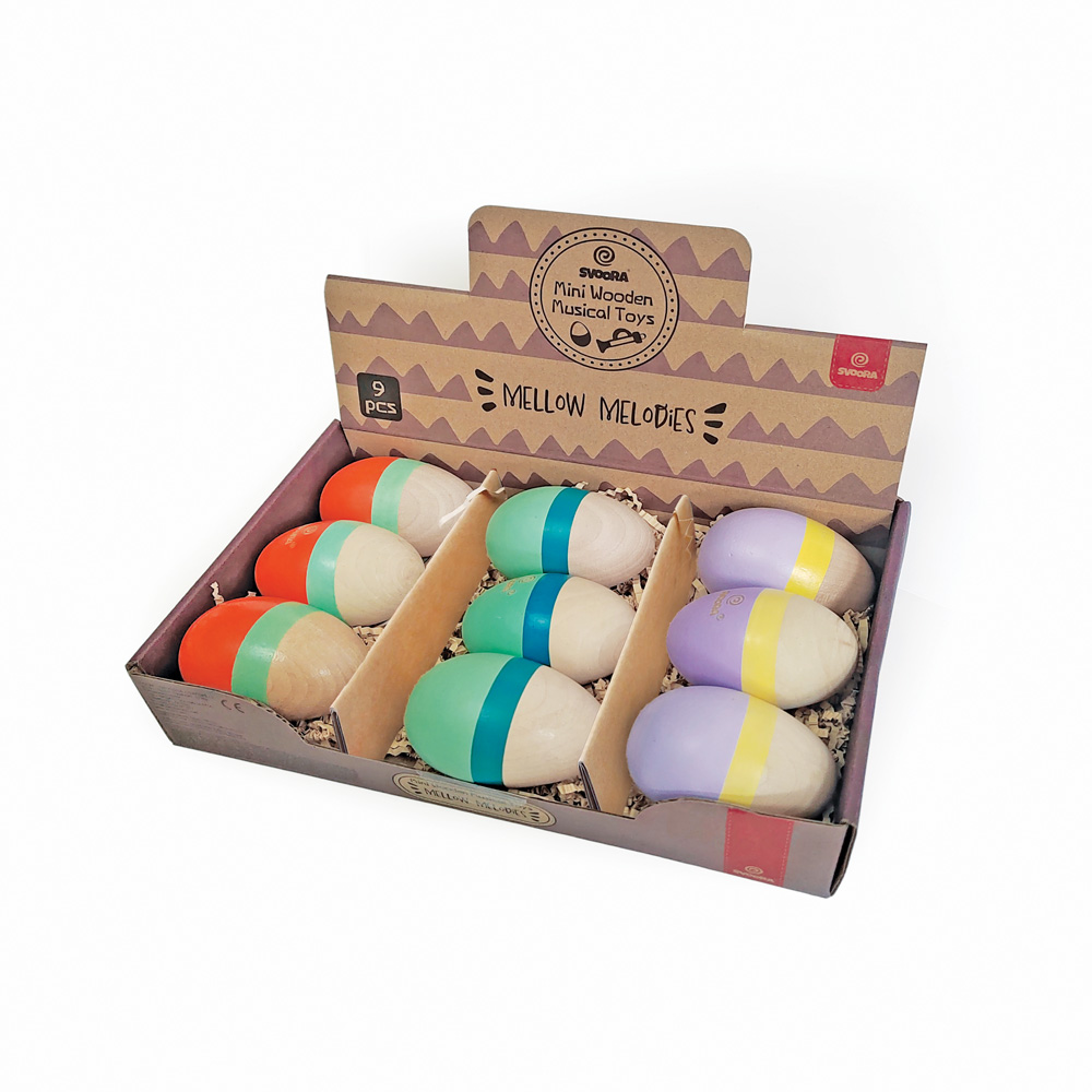 Wooden Shaker Egg ‚Mellow Melodies‘