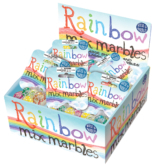 Netz mit Murmeln Rainbow Mix