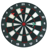 Dartset mit 6 Softdartpfeilen