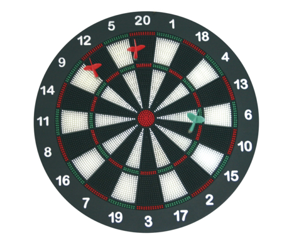 Dartset mit 6 Softdartpfeilen