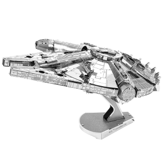 Zusammengebauter Millennium Falcon premium