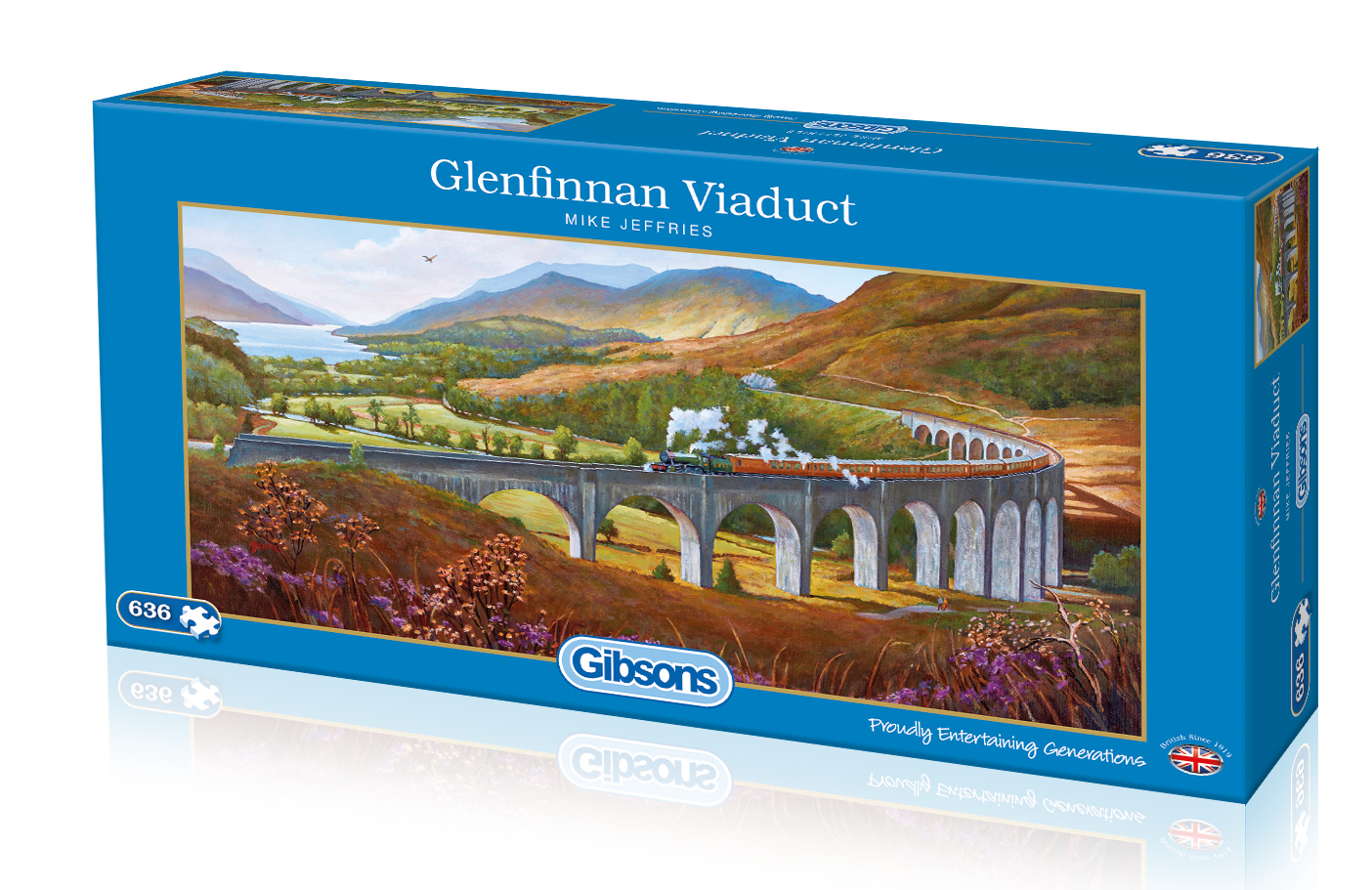 Glenfinnan Viaduct Puzzle Schachtel