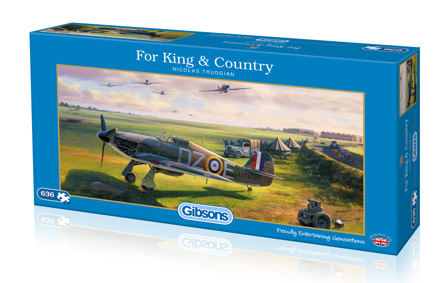 For King and Country Puzzle Schachtel