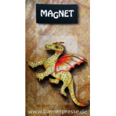 Drache-Magnet in Verpackung