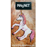 Einhorn-Magnet in Verpackung