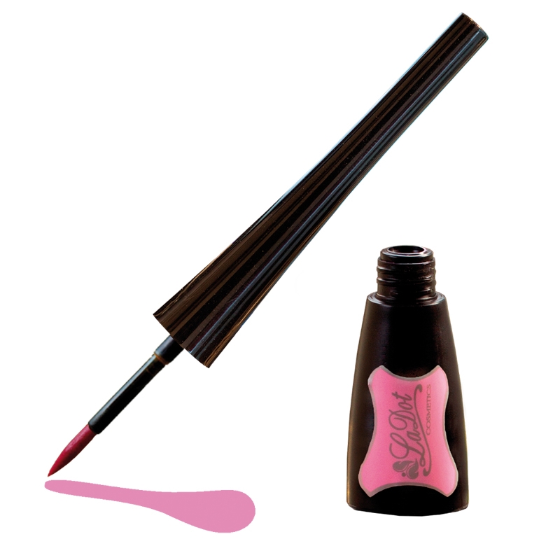 Pinker Tattoo-Liner Flasche und Applikator