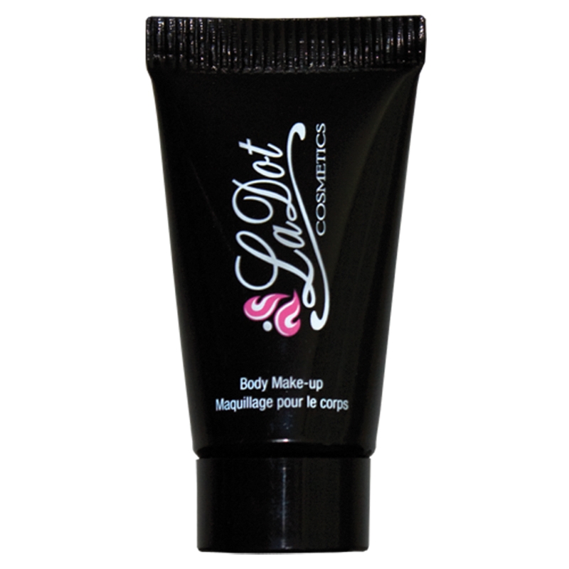 Tube von schwarzem Body Make-up