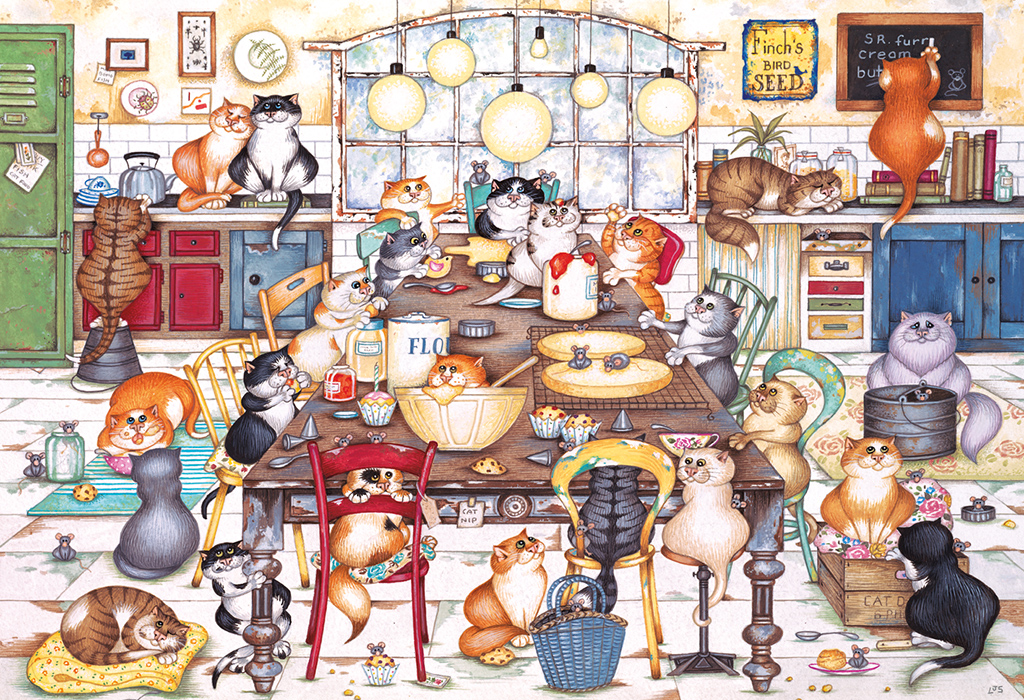 Cat's Cookie Club Puzzle