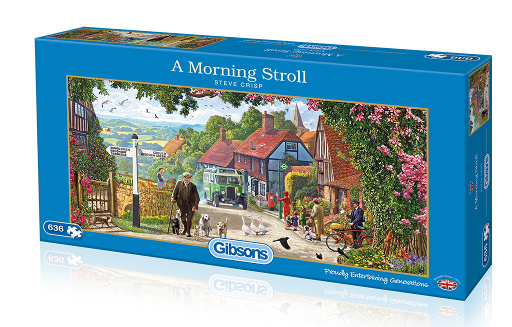 A Morning Stroll Puzzle Schachtel