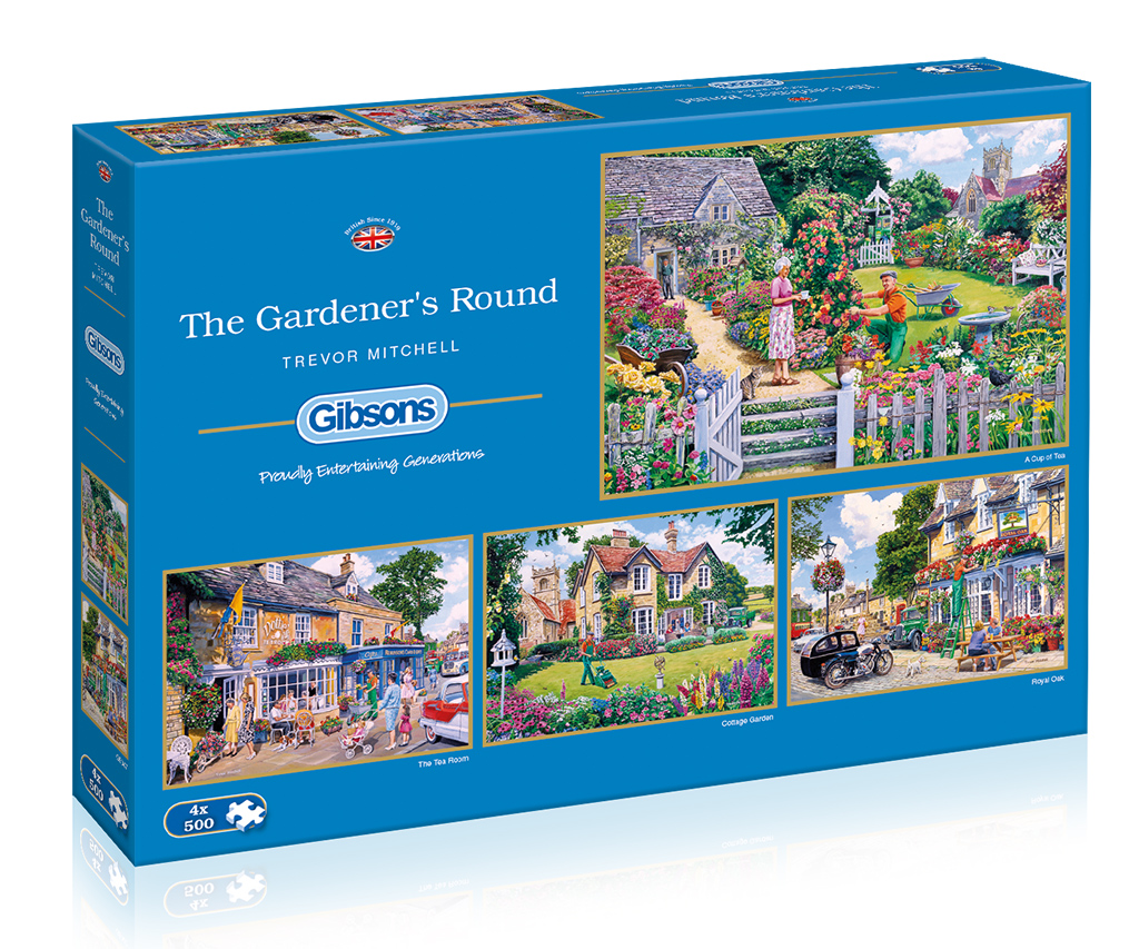 The Gardeners Round Puzzle Schachtel