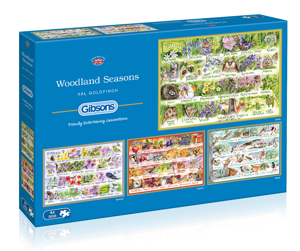 Woodland Seasons Puzzle Schachtel