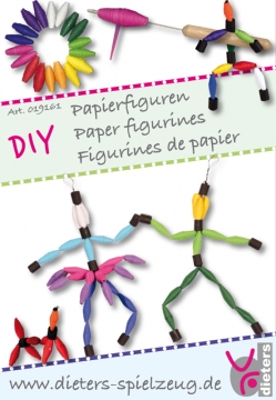 Schachtel des Papierfiguren Sets