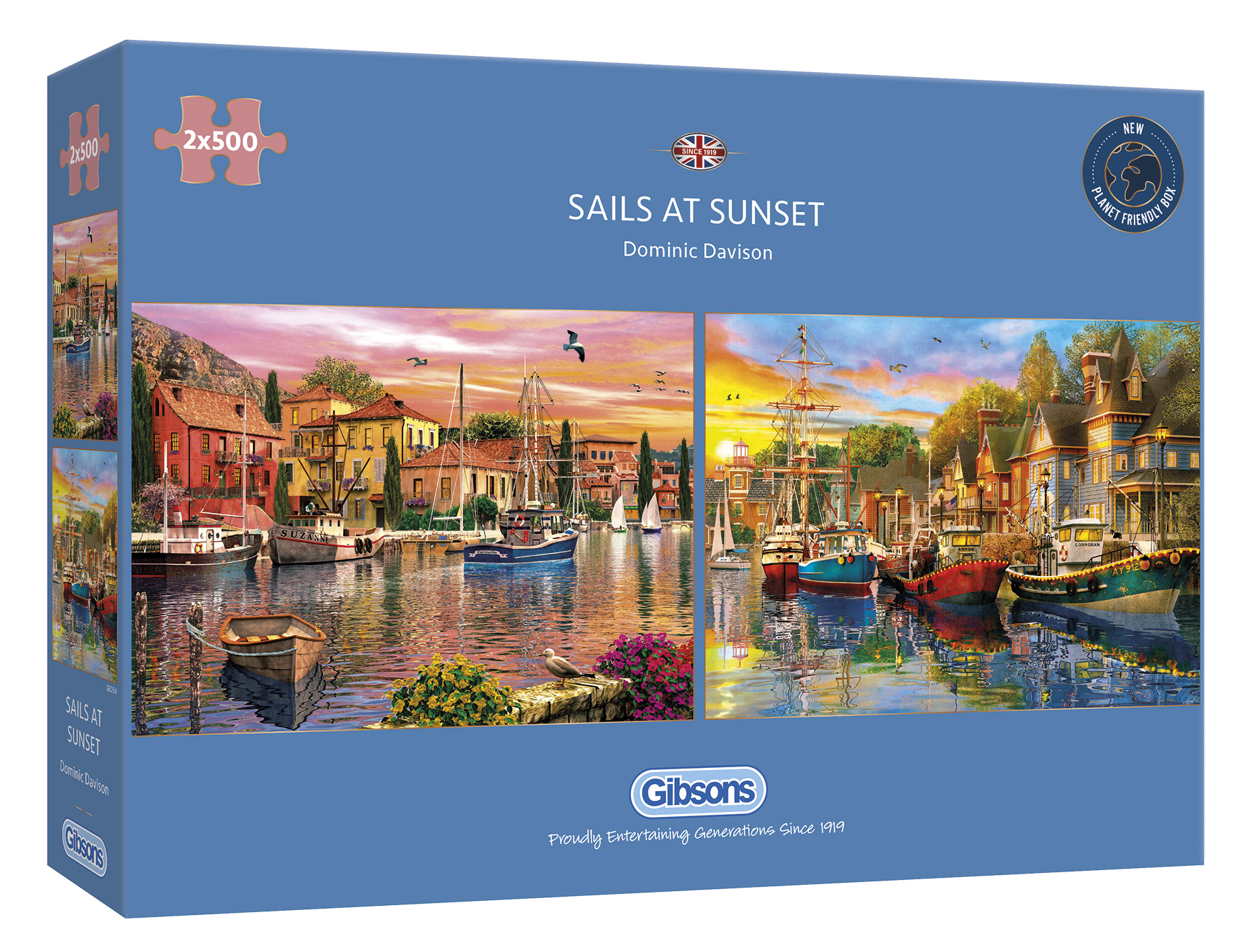 Sails at Sunset Puzzle Schachtel