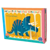 Schachtel des Eisstiel Puzzle Dinosaurier