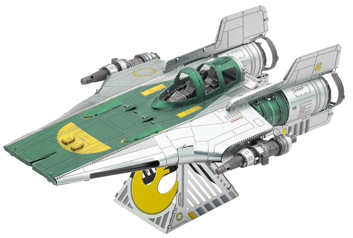 Zusammengebauter Resistance A-Wing Fighter