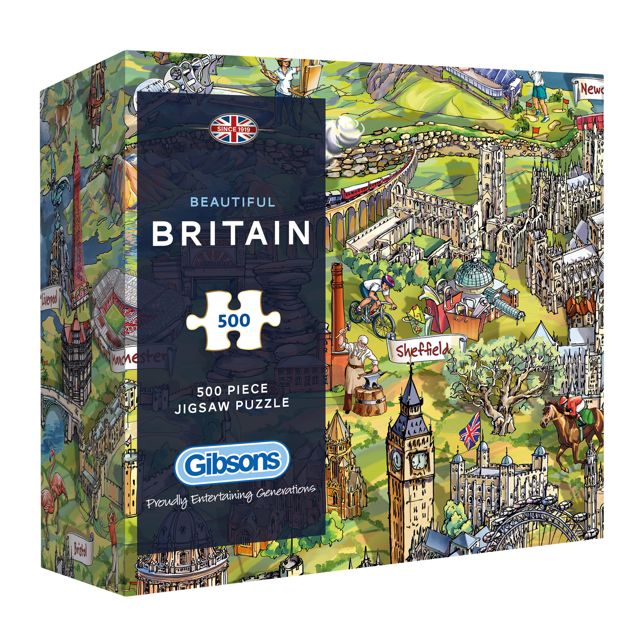 Beatiful Britain Puzzle Schachtel