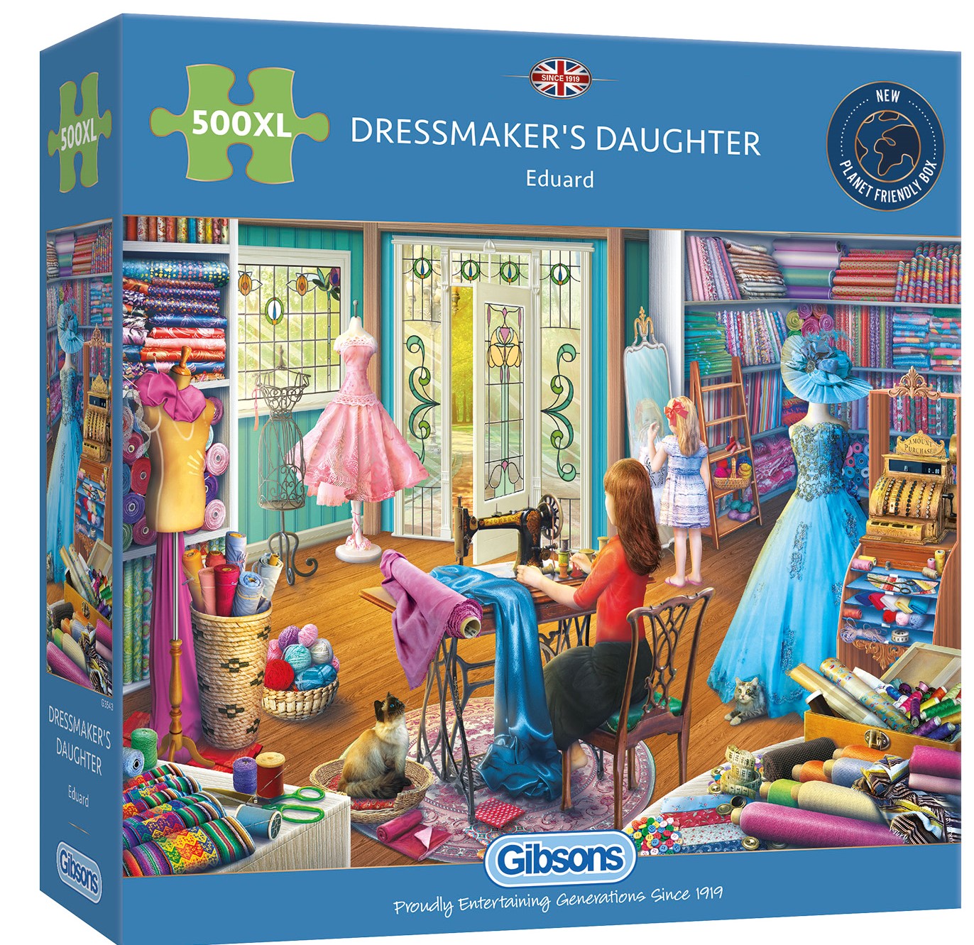 Dressmaker's Daughter Puzzle Schachtel