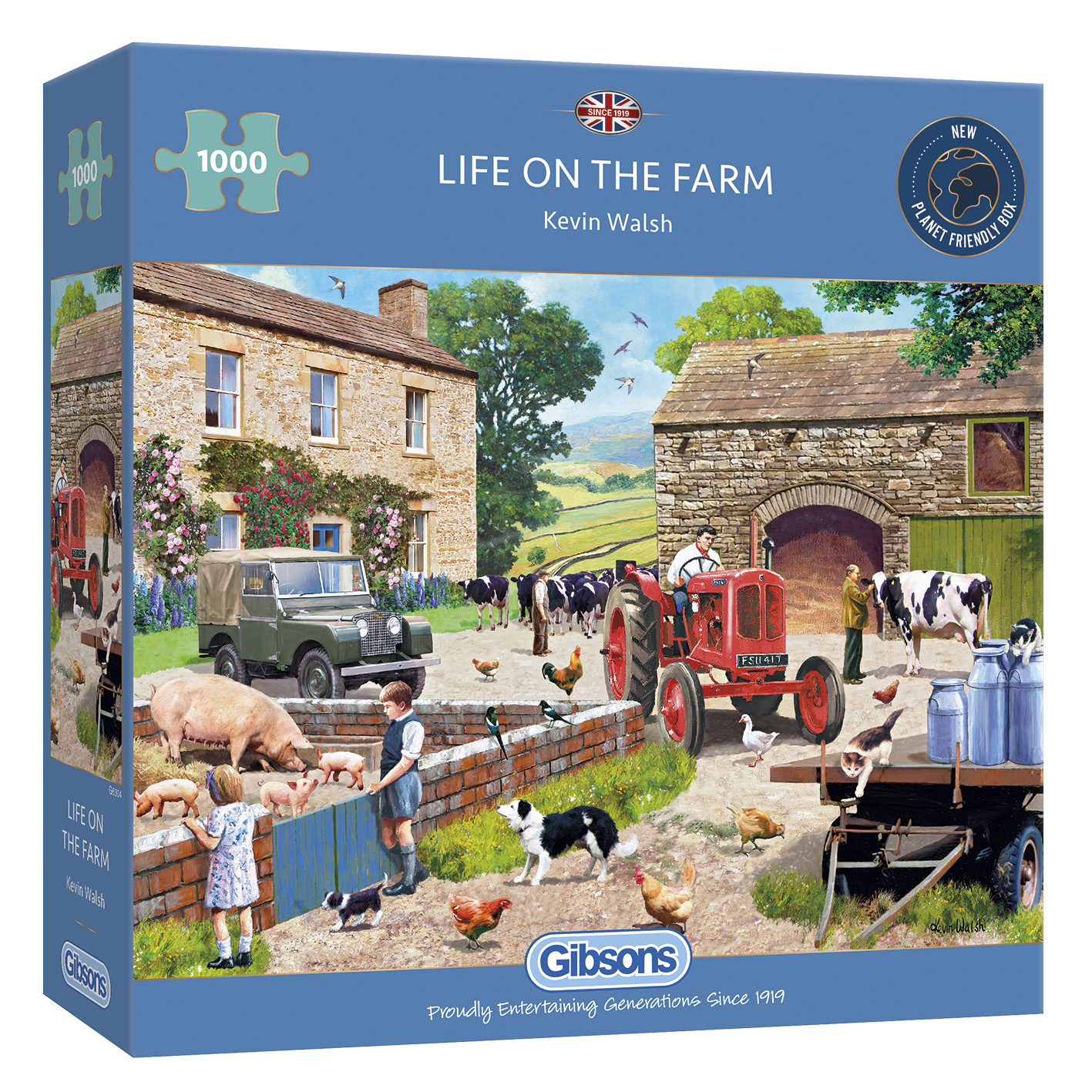 Life on the Farm Puzzzle Schachtel