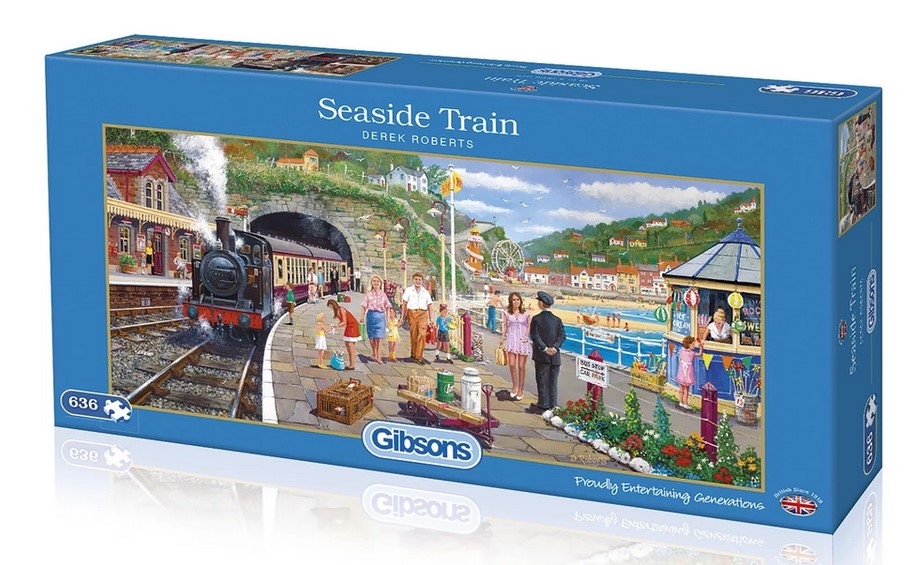 Seaside Train Puzzle Schachtel