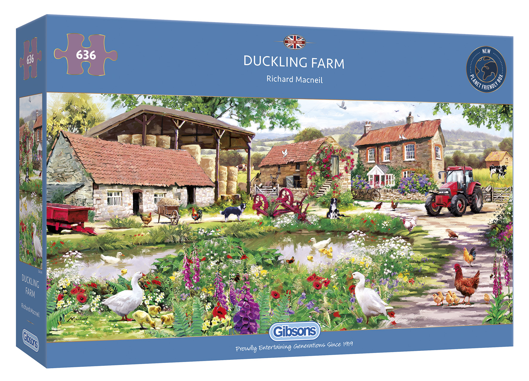 Duckling Farm Puzzle Schachtel