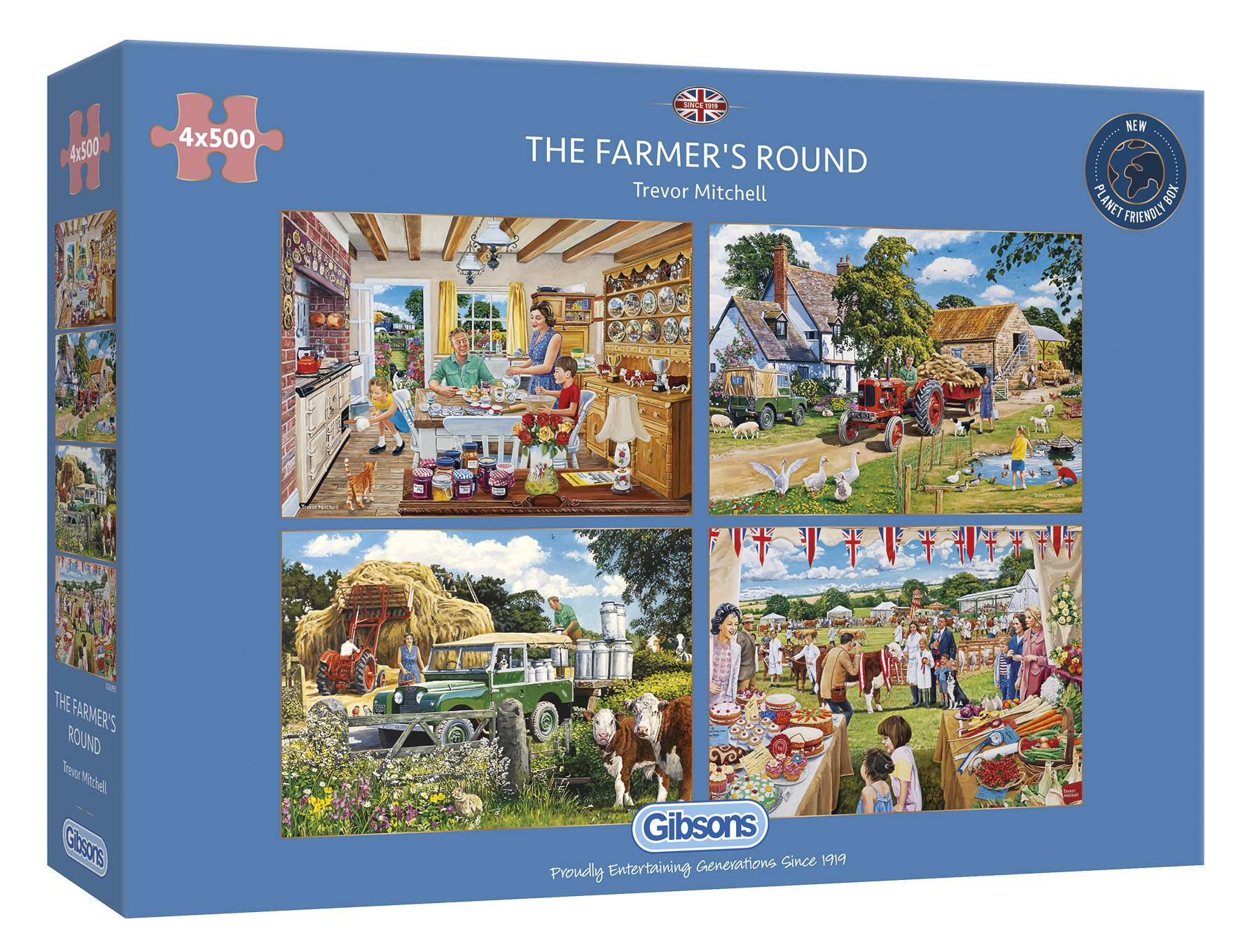 The Farmers Round Puzzle Schachtel