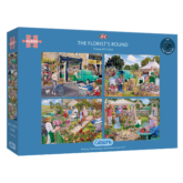 The Florists Round Puzzle Schachtel