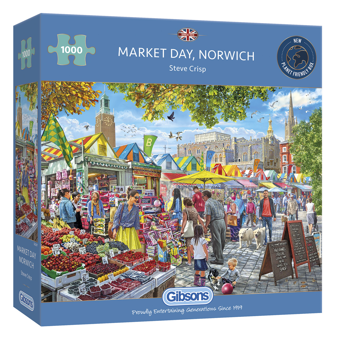 Market Day, Norwich Puzzle Schachtel
