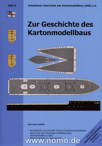 Buch: Geschichte des Kartonmodellbau Heft 6