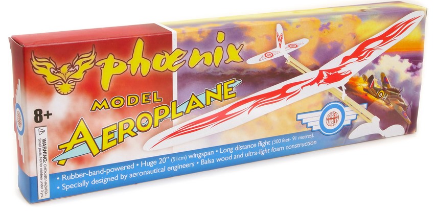 Modelflugzeug in der Verpackung