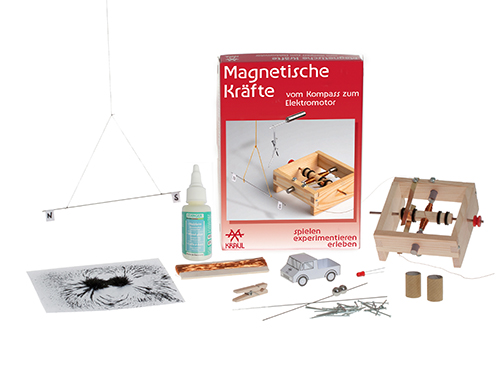 Magnetische Kräfte, Schachtel und deren Inhalt