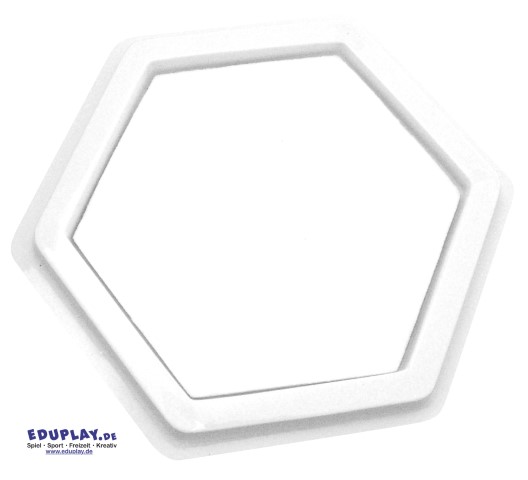 Stempelkissen blanko, Hexagon