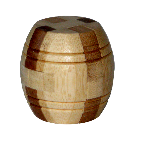 Bamboo Puzzle Barrel unverpackt