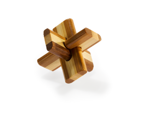 Doublecross - 3D Bamboo Puzzle