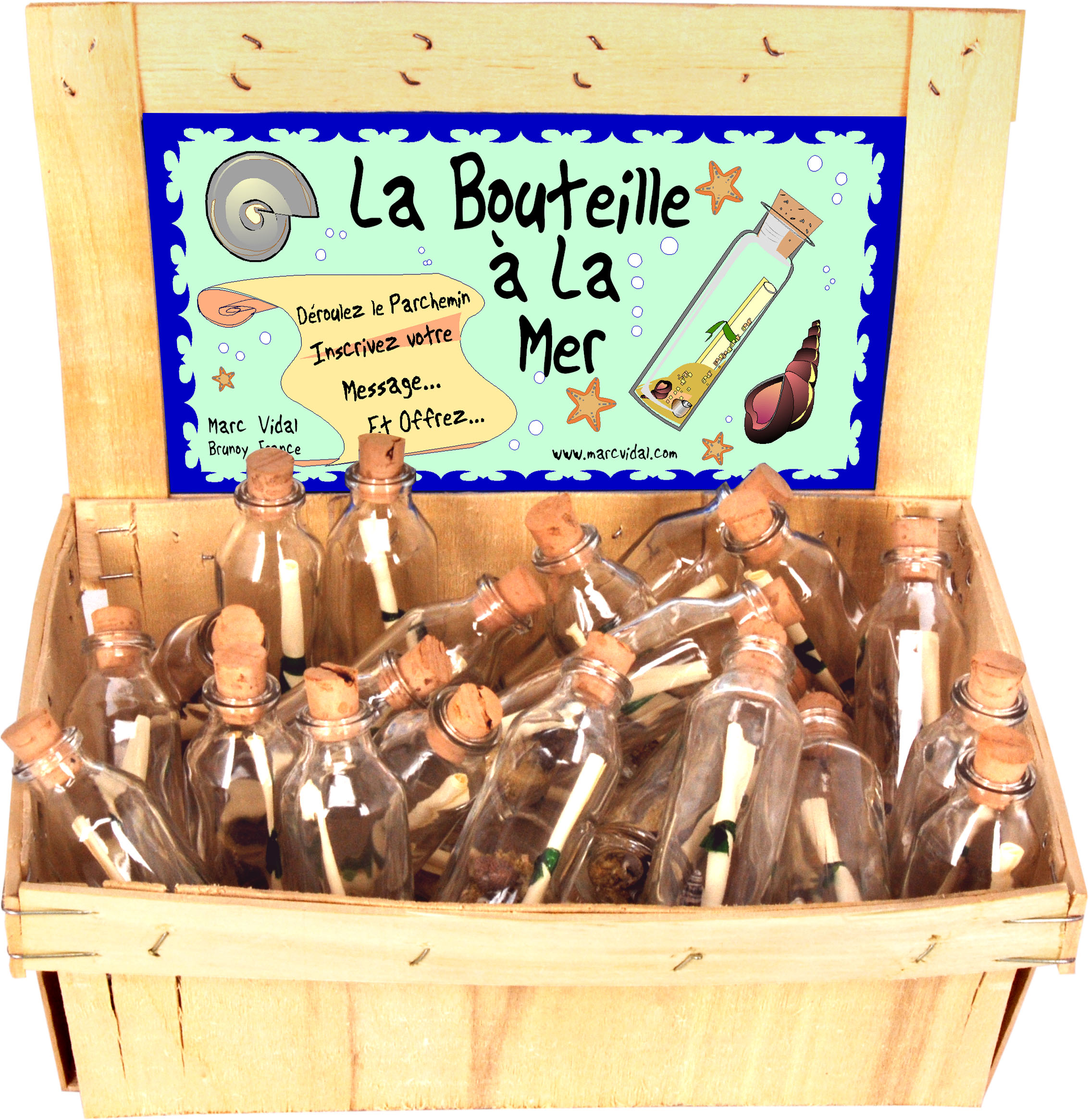 Bouteille à la Mer Display