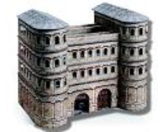 Porta Nigra - Papier Modell