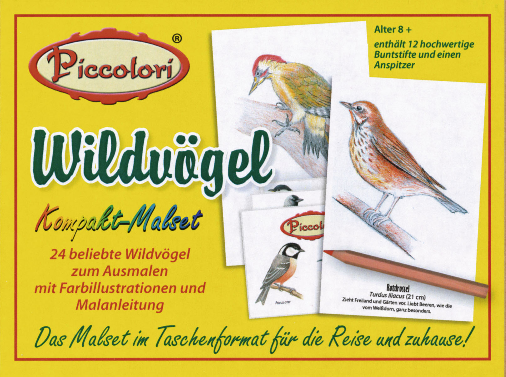 Wildvögel Piccolori Schachtel