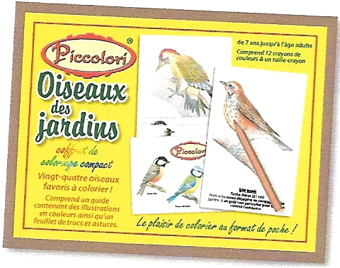 Schachtel von Piccolori Oiseaux des jardins