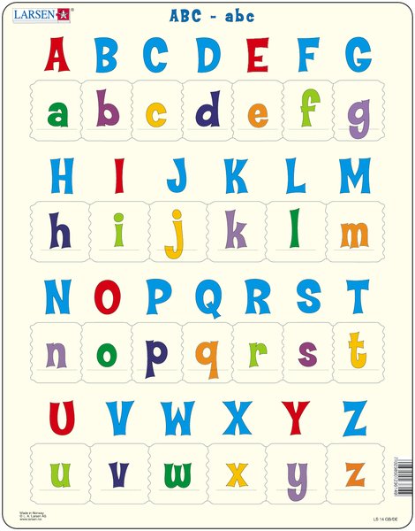 Rahmenpuzzle ABC-abc