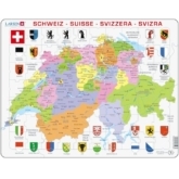 Rahmenpuzzle Schweiz Politisch