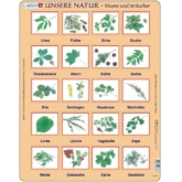 Rahmenpuzzle Unsere Natur Bäume und Sträucher