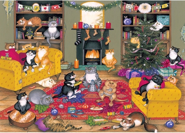 Purrfect Christmas Puzzle