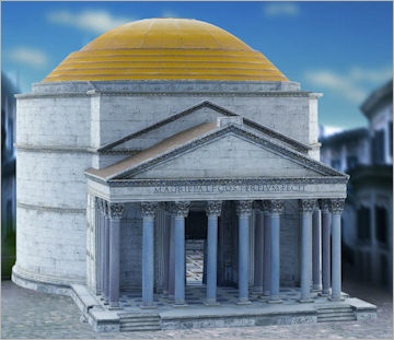 Schreiberbogen: Pantheon rom