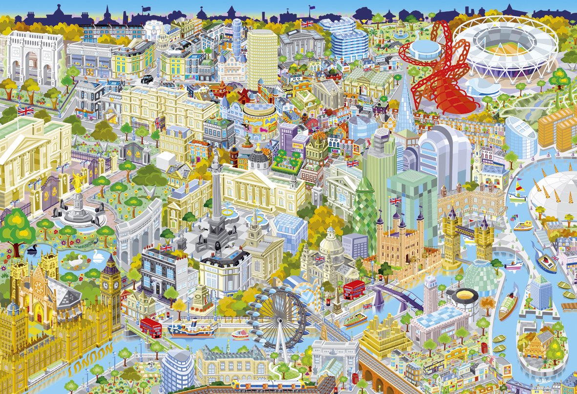 London from Above Puzzle